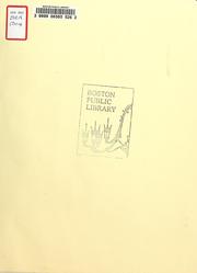 Cover of: [Harvard college's properties in the city of Boston ]
