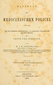 Cover of: Handbuch der medicinischen Policei: nach den Grundsätzen des Rechsstaates, zu academischen Vorlesungen und zum Selbstunterrichte fur Ärzte und Juristen