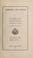 Cover of: Addresses and papers.