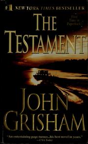 Cover of: The testament by John Grisham