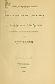 Cover of: Invertebrados de Costa Rica by Henri Pittier