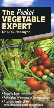 Cover of: The pocket vegetable expert by D. G. Hessayon