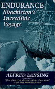 Cover of: Endurance: Shackleton's incredible voyage