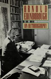 Cover of: Arnold Edinborough: an autobiography.