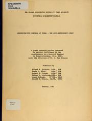 Cover of: Administrative control of funds by Alfred H. Teichler