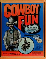 Cover of: Cowboy fun | Frank Dean