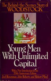 Cover of: Young men with unlimited capital by Joel Rosenman
