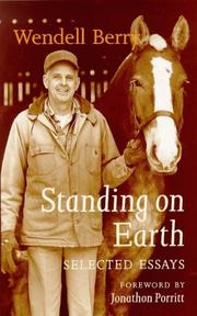 Cover of: Standing on Earth by Wendell Berry