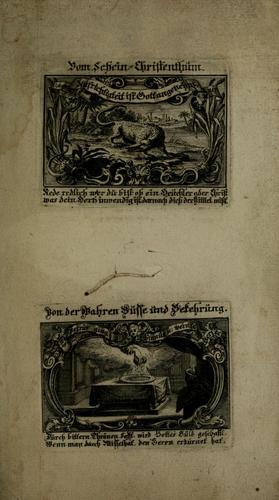 [Printer's proofs of emblem engravings] by Johann Dietrich Herrichen