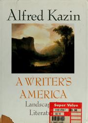 Cover of: A writer's America by Alfred Kazin