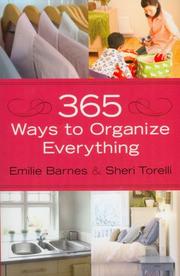 Cover of: 365 ways to organize everything