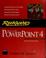 Cover of: Running Microsoft PowerPoint 4 for Windows