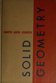 Cover of: Solid geometry by Rolland R. Smith