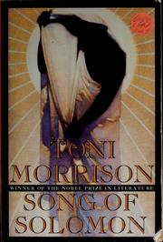 Cover of: Song of Solomon by Toni Morrison