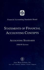 Cover of: Statements of Financial Accounting Concepts by Financial Accounting Standards Board. FASB