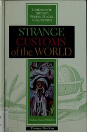 Cover of: Strange customs of the world