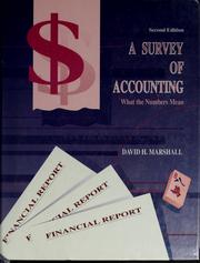 Cover of: A survey of accounting by David H. Marshall