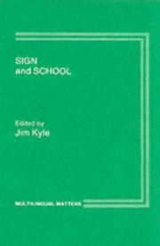 Cover of: Sign and School by Jim Kyle