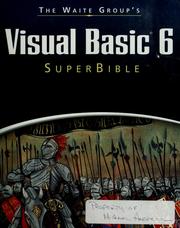 Cover of: The Waite Group's Visual Basic 6 SuperBible by David Jung ... [et al].