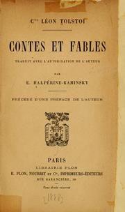 Cover of: Contes et fables