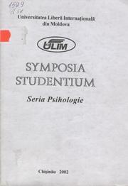 Cover of: Symposia Studentium. Seria Psihologie: 2002 by 