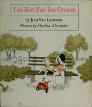 Cover of: Too hot for ice cream.