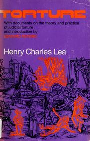 Torture by Henry Charles Lea