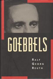 Cover of: Goebbels