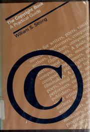 Cover of: The copyright book by William S. Strong