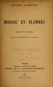 Cover of: Moscou en flammes