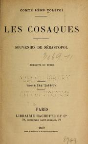 Cover of: Les Cosaques by Lev Nikolaevič Tolstoy