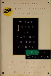 Cover of: What Jesus is saying to you today