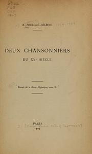 Cover of: Deux chansonniers du XVe siècle