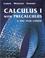 Cover of: Calculus 1 With Precalculus