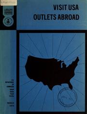Cover of: Visit USA outlets abroad by United States Travel Service