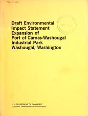 Draft environmental impact statement by United States. Economic Development Administration.