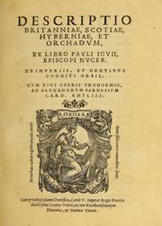 Cover of: Descriptio Britanniae, Scotiea, Hyberniae, et Orchadvm