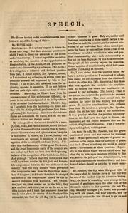 Cover of: Speech of Hon. William E. Finck, of Ohio, delivered in the House of Representatives of the United States, April 11, 1864