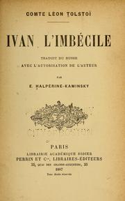 Cover of: Ivan l'imbécile