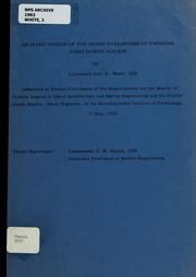 Cover of: An investigation of the design parameters of pressure fired marine boilers