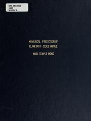 Cover of: Numerical prediction of planetary-scale waves