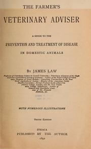 Cover of: The farmer's veterinary adviser, a guide to the prevention and treatment of disease in domestic animals.