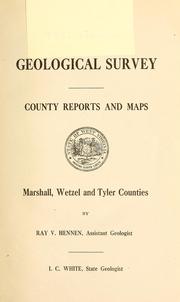 Cover of: Marshall, Wetzel and Tyler Counties