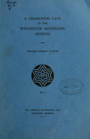 Cover of: A ceremonial cave in the Winchester Mountains, Arizona