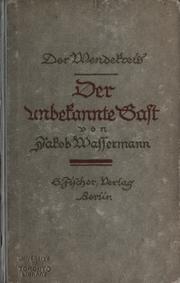 Cover of: Der unbekannte Gast