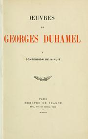 Cover of: Oeuvres