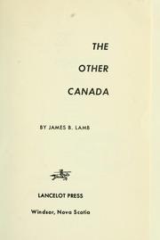 Cover of: The other Canada