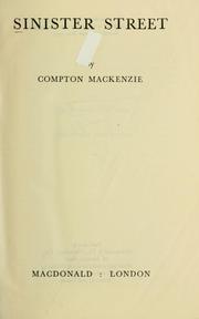 Cover of: Sinister Street by Sir Compton Mackenzie