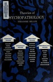 Cover of: Theories of psychopathology: essays and critiques.
