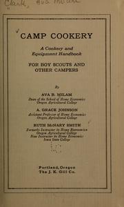 Cover of: Camp cookery: a cookery and equipment handbook for Boy scouts and other campers